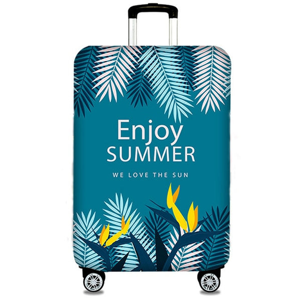 OKOKC Elastic Thickest Flamingos Luggage Cover Suitcase Protective Cover for Trunk Case Apply to 19''-32'' Suitcase Cover