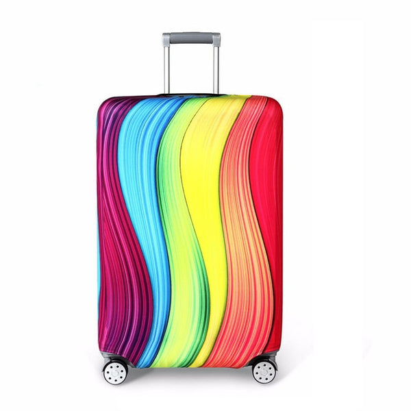 OKOKC Elastic Thickest Flamingos Luggage Cover Suitcase Protective Cover for Trunk Case Apply to 19''-32'' Suitcase Cover