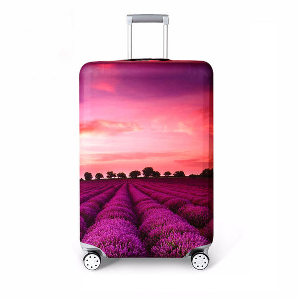 OKOKC Elastic Thickest Flamingos Luggage Cover Suitcase Protective Cover for Trunk Case Apply to 19''-32'' Suitcase Cover
