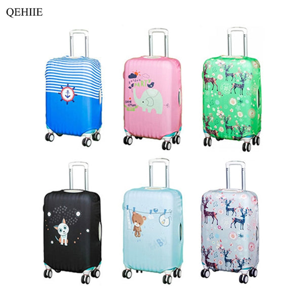 QEHIIE Travel Luggage Suitcase Protective Cover, Stretch Dustproof Protective Cover,Suitcase Cover Apply to 18-30inch Cases,