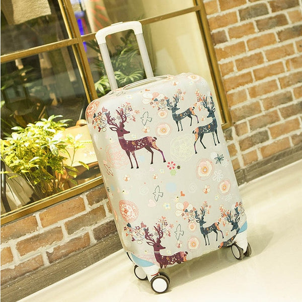 QEHIIE Travel Luggage Suitcase Protective Cover, Stretch Dustproof Protective Cover,Suitcase Cover Apply to 18-30inch Cases,