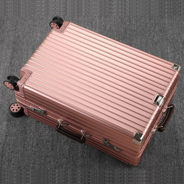 20'24'26'29' Matte Aluminum Luggage Suitcase Travel Traveling Trolley Rolling Spinner Hardside Carry On Luggage Suitcase