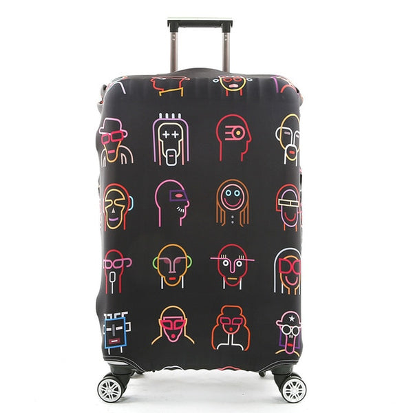 Suitcase Protective Cover Travel Elastic Luggage Cover Travel Accesories Luggage Dustproof Cover Apply to 18-32 inch Suitcase