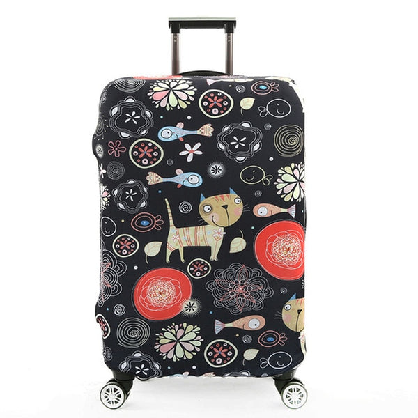 Suitcase Protective Cover Travel Elastic Luggage Cover Travel Accesories Luggage Dustproof Cover Apply to 18-32 inch Suitcase
