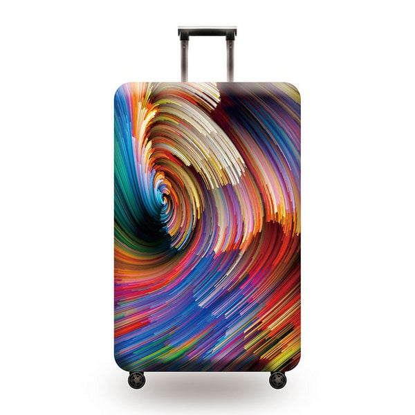 Suitcase Protective Cover Travel Elastic Luggage Cover Travel Accesories Luggage Dustproof Cover Apply to 18-32 inch Suitcase