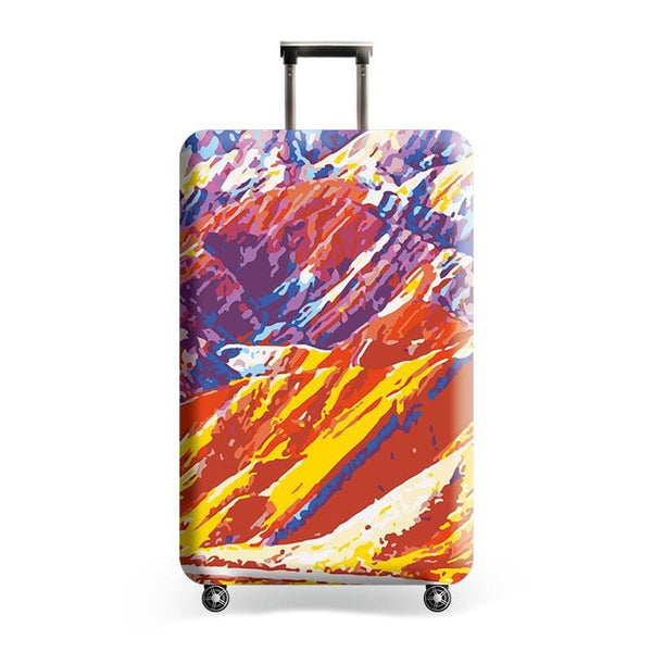 Suitcase Protective Cover Travel Elastic Luggage Cover Travel Accesories Luggage Dustproof Cover Apply to 18-32 inch Suitcase