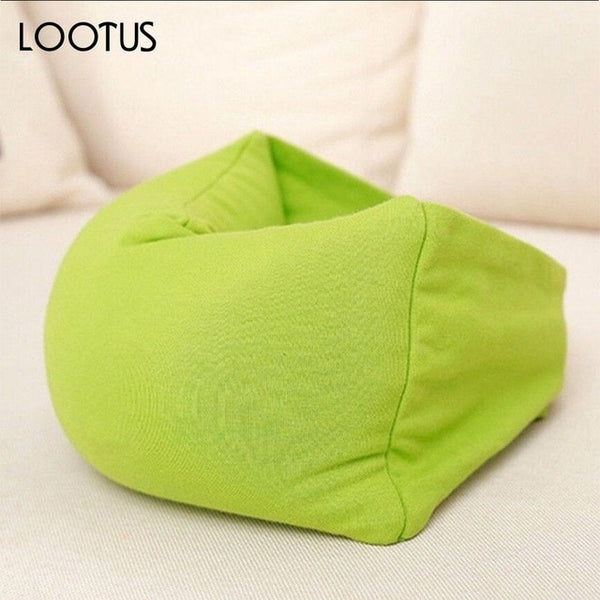 3 coloor Travel pillow with eye mask Eye Pillow Neck Portable Flight Car Nap Travel Pillow  Aircraft Voyage Pillows