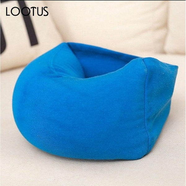 3 coloor Travel pillow with eye mask Eye Pillow Neck Portable Flight Car Nap Travel Pillow  Aircraft Voyage Pillows