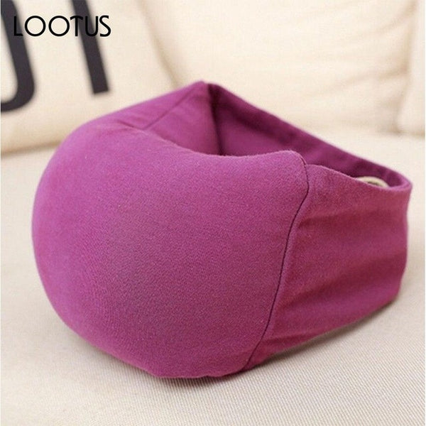 3 coloor Travel pillow with eye mask Eye Pillow Neck Portable Flight Car Nap Travel Pillow  Aircraft Voyage Pillows
