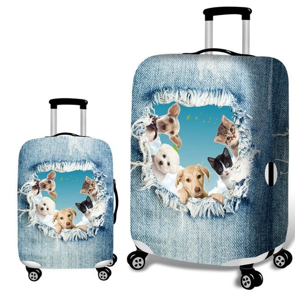 Luggage dust cover Suitcase cover Products lady travel accessories Dustproof and isolation Protective elastic cover for suitcase