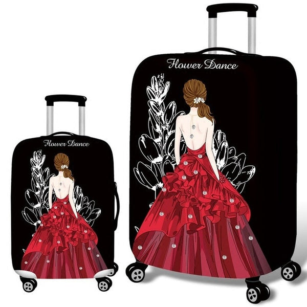 Luggage dust cover Suitcase cover Products lady travel accessories Dustproof and isolation Protective elastic cover for suitcase