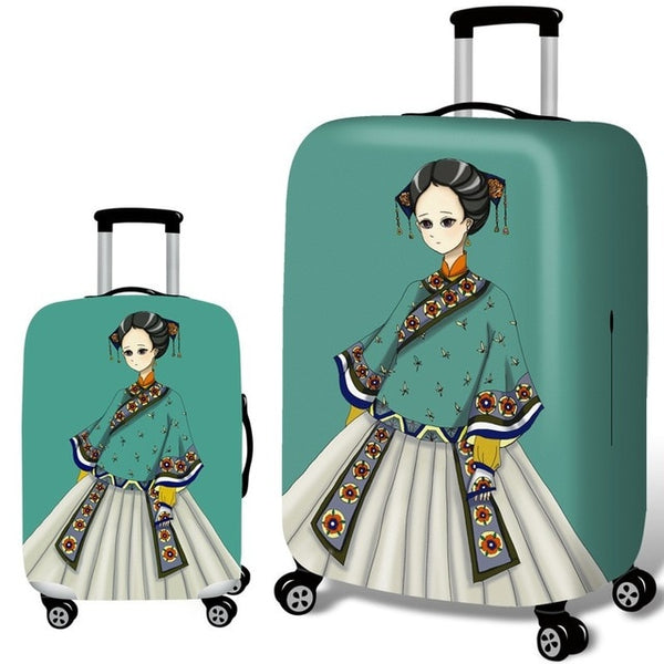 Luggage dust cover Suitcase cover Products lady travel accessories Dustproof and isolation Protective elastic cover for suitcase