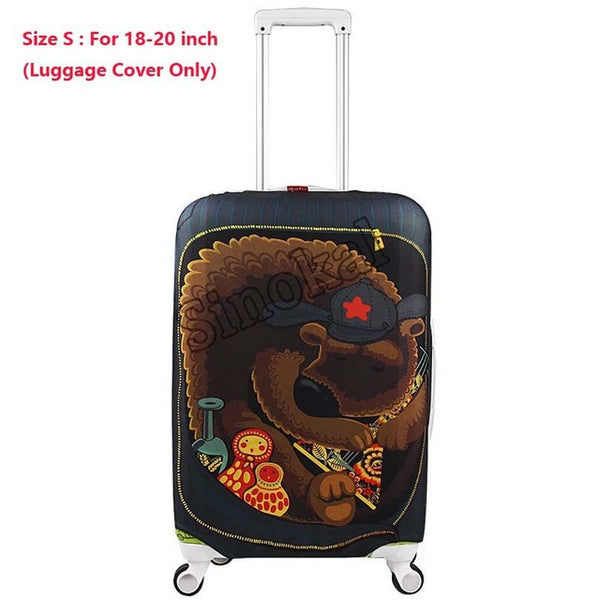 Travel Luggage Cover Elastic Suitcase Protective Covers High Quality Fashion Suitcase Cover Protector Apply to 18" to 32"