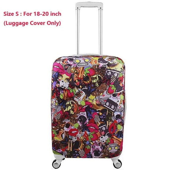 Travel Luggage Cover Elastic Suitcase Protective Covers High Quality Fashion Suitcase Cover Protector Apply to 18" to 32"