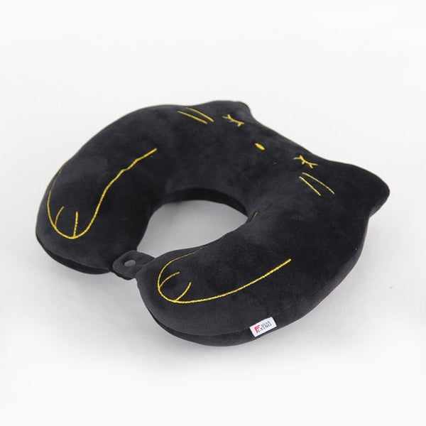 Creative cartoon U shaped pillow and travel pillow neck lovely bear and  Plush toy doll pillows sleep and travel neck pillow