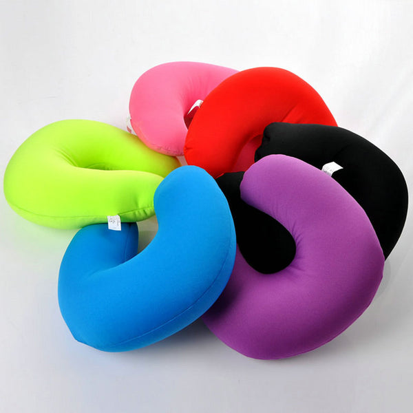 Inflatable Travel Pillow Air Cushion Neck Rest U-Shaped Compact Plane Flight Travel Pillow
