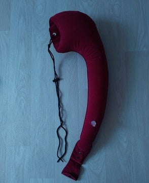 Fashion Train Inflatable Pillow Creative U-shaped Travel Pillow Personality Practical Aircraft Seat Safety Travel Pillow Q343