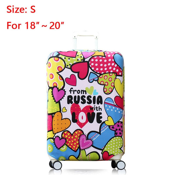 Travel Accessories Suitcase Cover Elastic Suitcase Protective Covers Fashion Luggage Cover protector Apply to 18" to 32"