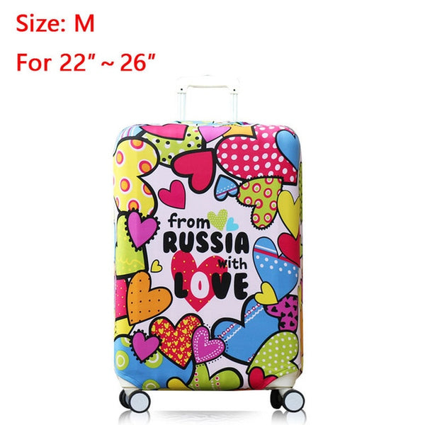 Travel Accessories Suitcase Cover Elastic Suitcase Protective Covers Fashion Luggage Cover protector Apply to 18" to 32"