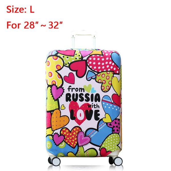 Travel Accessories Suitcase Cover Elastic Suitcase Protective Covers Fashion Luggage Cover protector Apply to 18" to 32"