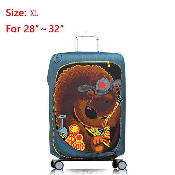 Travel Accessories Suitcase Cover Elastic Suitcase Protective Covers Fashion Luggage Cover protector Apply to 18" to 32"