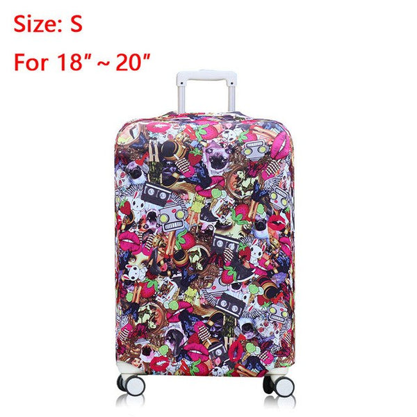 Travel Accessories Suitcase Cover Elastic Suitcase Protective Covers Fashion Luggage Cover protector Apply to 18" to 32"
