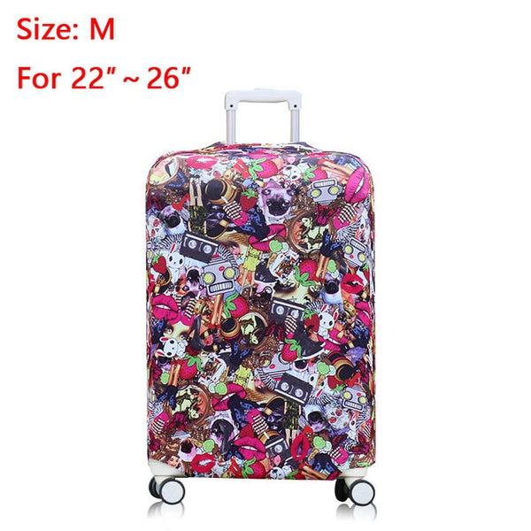 Travel Accessories Suitcase Cover Elastic Suitcase Protective Covers Fashion Luggage Cover protector Apply to 18" to 32"
