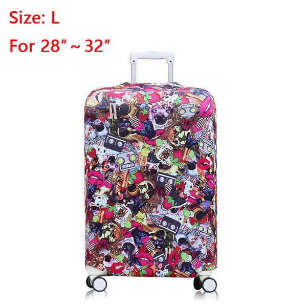 Travel Accessories Suitcase Cover Elastic Suitcase Protective Covers Fashion Luggage Cover protector Apply to 18" to 32"