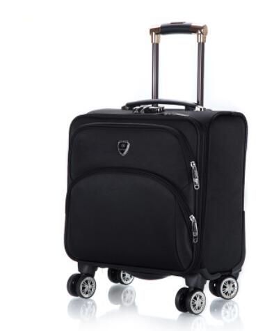 18 Inch Men Spinner suitcase Luggage Suitcase Oxford Cabin Boarding Travel Rolling luggage bag On Wheels Travel Wheeled Suitcase