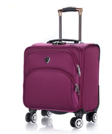 18 Inch Men Spinner suitcase Luggage Suitcase Oxford Cabin Boarding Travel Rolling luggage bag On Wheels Travel Wheeled Suitcase