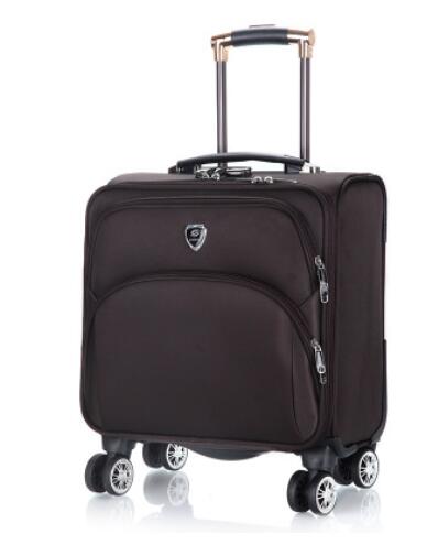18 Inch Men Spinner suitcase Luggage Suitcase Oxford Cabin Boarding Travel Rolling luggage bag On Wheels Travel Wheeled Suitcase