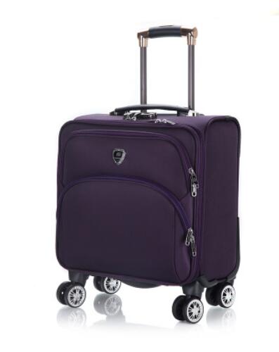 18 Inch Men Spinner suitcase Luggage Suitcase Oxford Cabin Boarding Travel Rolling luggage bag On Wheels Travel Wheeled Suitcase