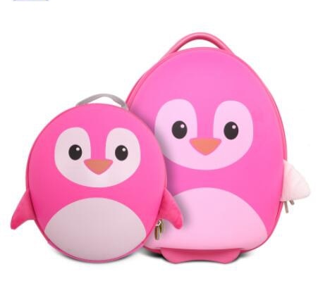 wheeled suitcase for girls Cartoon Suitcase for Kids Children Travel Trolley Suitcase for boys Rolling luggage suitcase backpack