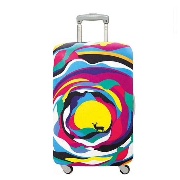 HMUNII Fashion Trolley Case Cover Travel Suitcase Luggage Protective Covers capa protetora para mala Suitcase Cover with Zippr