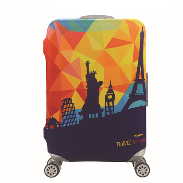 HMUNII Fashion Trolley Case Cover Travel Suitcase Luggage Protective Covers capa protetora para mala Suitcase Cover with Zippr