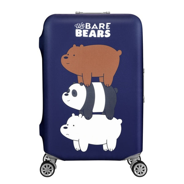 HMUNII Fashion Trolley Case Cover Travel Suitcase Luggage Protective Covers capa protetora para mala Suitcase Cover with Zippr