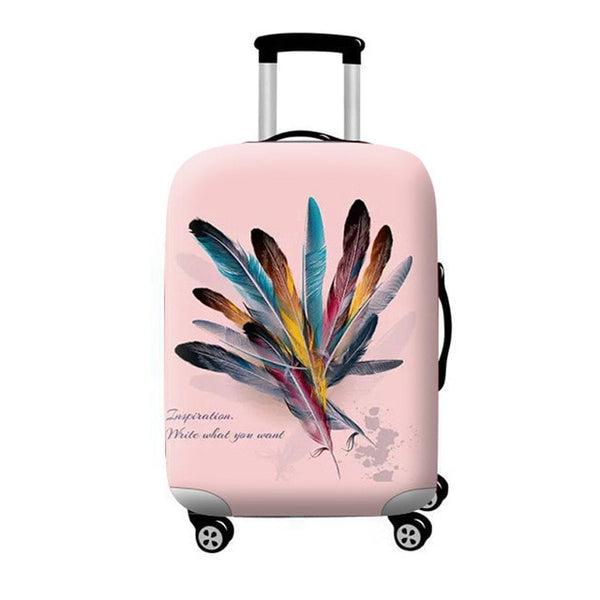 HMUNII Fashion Trolley Case Cover Travel Suitcase Luggage Protective Covers capa protetora para mala Suitcase Cover with Zippr