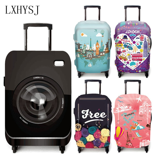 Travel Luggage  Protective Cover for  Apply to 19''-32''  Trolley case Suitcase elastic dust cover Travel Accessories