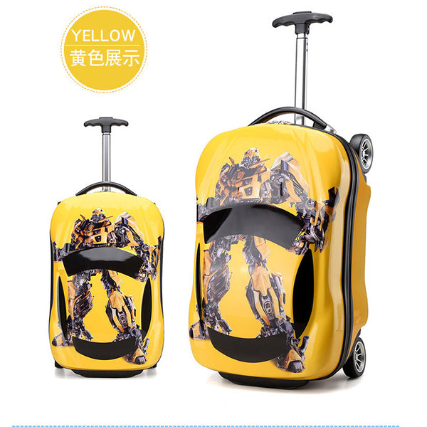 18inch Kids Suitcase 3D Car Travel Luggage Children Travel Trolley Suitcase wheels Child suitcase Boy Girl Toys kids Schoolbags