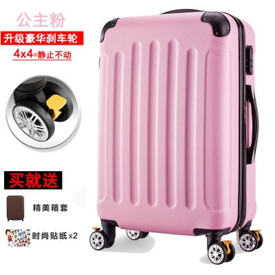 Trolley Case ABS + PC 20 "24"Wheel Luggage Suitcase Lady Men's Travel Suitcase Student Adult Portable Suitcase Password Suitcase