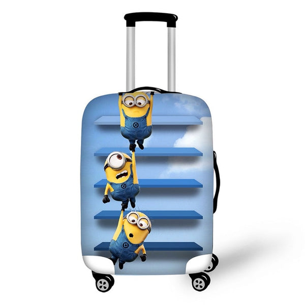 luggage cover protective suitcase cover travel accessories case for suitcase minions panda print design covers for trolley
