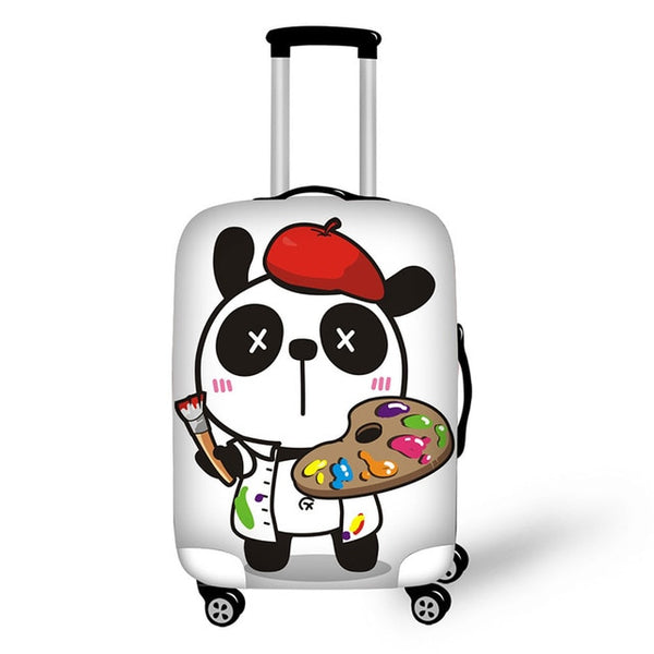 luggage cover protective suitcase cover travel accessories case for suitcase minions panda print design covers for trolley