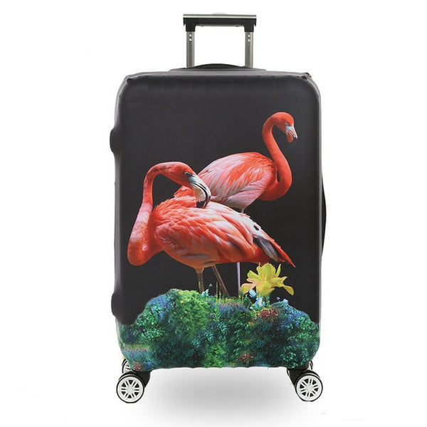 JULY'S SONG Travel Luggage Suitcase Protective Cover Apply for 18 to 32inch Luggage Case Elastic Cartoon Suitcase Cover