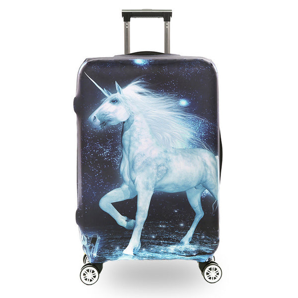 JULY'S SONG Travel Luggage Suitcase Protective Cover Apply for 18 to 32inch Luggage Case Elastic Cartoon Suitcase Cover
