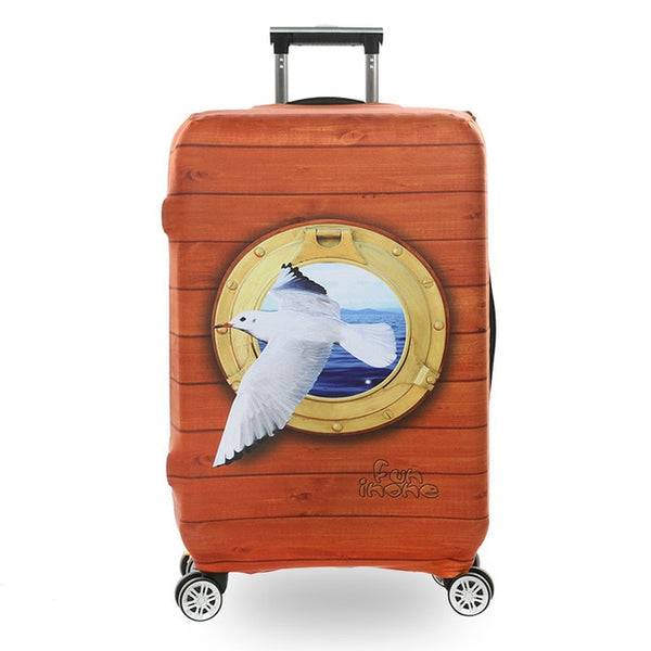 JULY'S SONG Travel Luggage Suitcase Protective Cover Apply for 18 to 32inch Luggage Case Elastic Cartoon Suitcase Cover