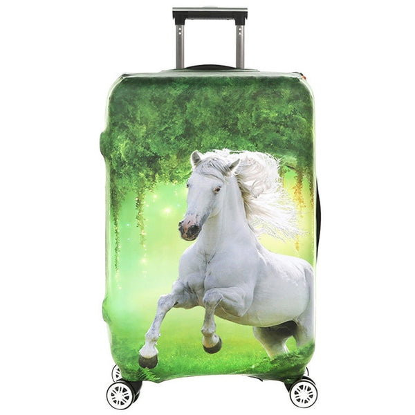 JULY'S SONG Travel Luggage Suitcase Protective Cover Apply for 18 to 32inch Luggage Case Elastic Cartoon Suitcase Cover