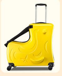 Riding suitcase Children Trolley Suitcase Children Travel Spinner Suitcase carry on wheeled Luggage case Rolling truck for kids
