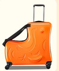 Riding suitcase Children Trolley Suitcase Children Travel Spinner Suitcase carry on wheeled Luggage case Rolling truck for kids