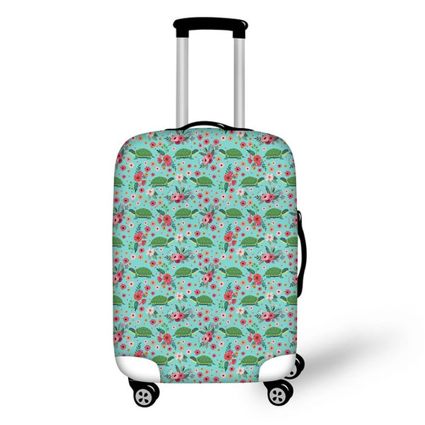 Customized Image Travel Luggage Suitcase Protective Cover Dachshund Dog print Stretch Dustproof Protective Cover Suitcase Cover
