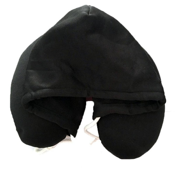 Hoodie Travel Pillow Soft Hooded U Cushions Travelling Pillows Body Neck Support For bathroom Auto man